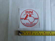 MINI Car 25 Years 1959-1984