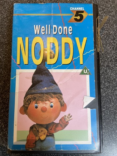 Noddy vhs video tape well - tape,