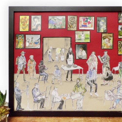 Original mixed media art - original,
