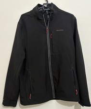 Craghoppers Windshield Softshell Jacket L Black Windproof Water-Repellent [54]