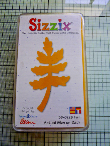 Sizzix originals yellow die - die,