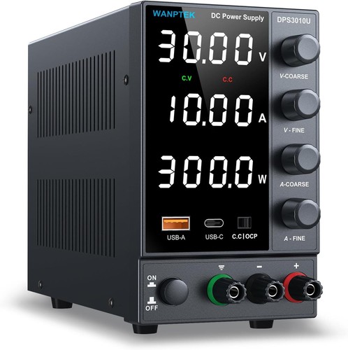 Adjustable 30v 10a bench - dc,
