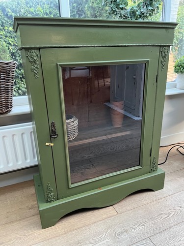 Vintage pine cupboard - vintage,