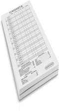 Canasta score pads/scoring