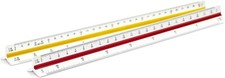 Liquidraw Metric Triangular Scale Ruler 30cm, Architecture Drawing Scale Rule