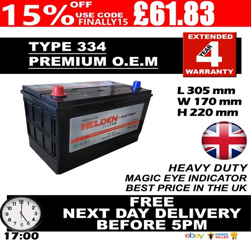 250 334 car battery heavy - 250,