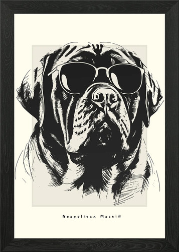 Neapolitan mastiff sketch - neapolitan,