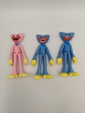 Poppy Playtime Huggy Wuggy Kissy Missy 5" Action Figures X3 Bundle 2022