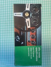 1967-1968 Alfa Romeo Brochure