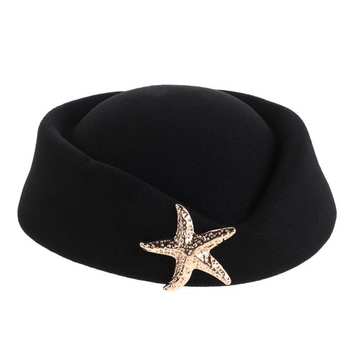 French stewardess hat flight - french,
