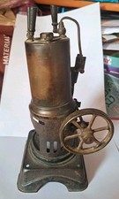 BING LIVE STEAM VERTICAL BOILER ENGINE EARLY 20TH ANTIQUE. German Vintage 