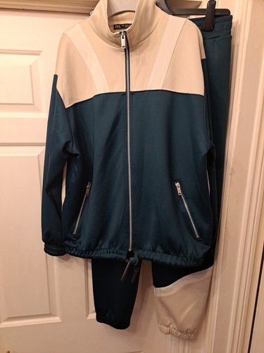 Zara ladies green cream - zara, with
