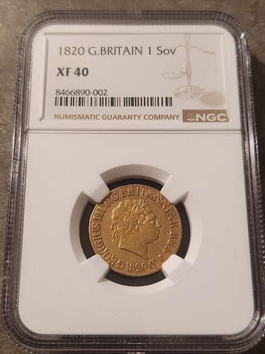 1820 george iii gold sovereign - 1820,