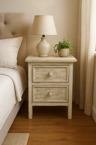 Shabby chic nightstand - shabby,