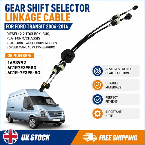 Gear change linkage cable for - gear,