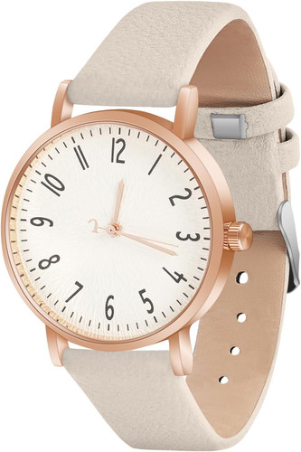 Women leather quartz - women's,