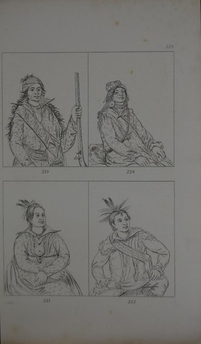 Antique 1840 native american - 1840's,