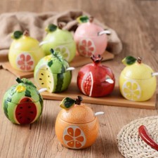 Ceramic Sugar Pot with Lid &