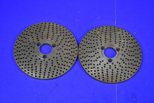 Two Division Plates from Elliott 3. 1/2" Dividing Head