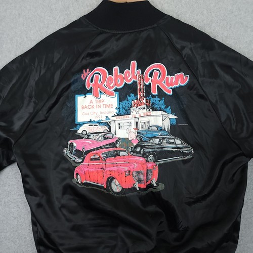 Vintage bomber jacket - xl, black