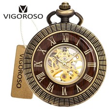 Retro Pocket Watch Half-Open