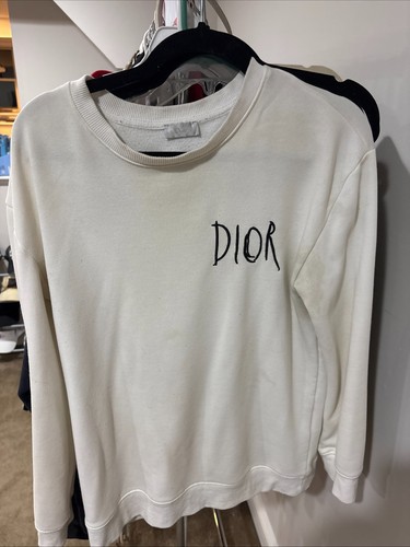 Mens dior crewneck white size - dior,