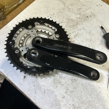 SR Suntour XR 170mm Triple Crankset  48/38/28T BSA Square Taper 130BCD Black