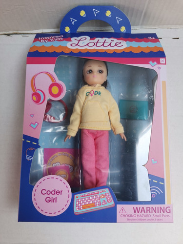 Lottie coder girl laptop - girl,