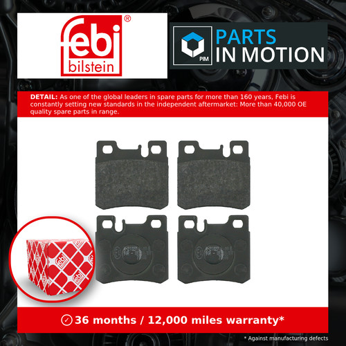 Brake pads set fits - brake,