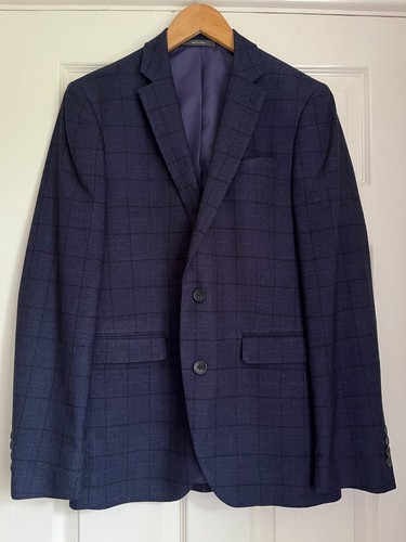 Primark mens blue - mens, windowpane