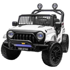 White 24V Kids Electric Car 2