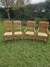 4 Matching Solid Oak
