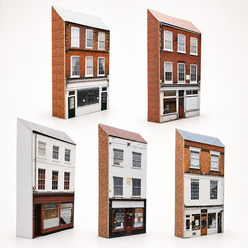 Gauge low relief - relief, town