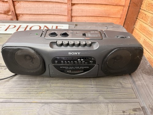 Vintage sony cfs b11 radio - vintage, cfs-b11