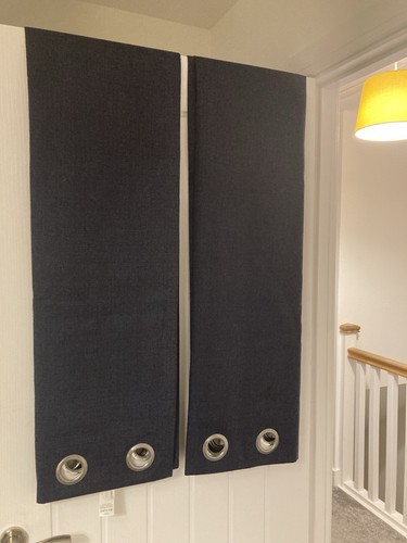 Dunelm navy lined eyelet - dunelm,