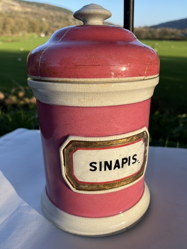 Antique pink ceramic - pink,