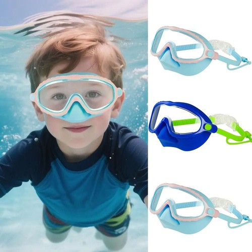 With nose cover kids swim - with,