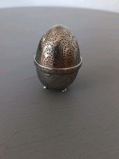 Vintage pewter pin cushion by