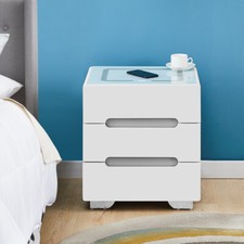 Smart Bedside Table with Light