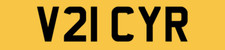 VICKY VICTOR R NUMBER PLATE