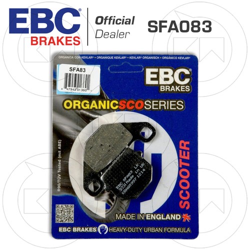 Front brake pads organic ebc - front,