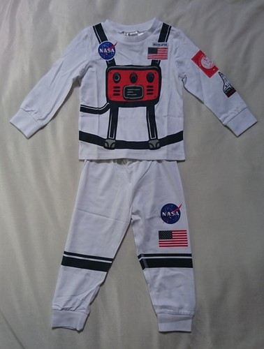 White multi nasa jersey - h, m