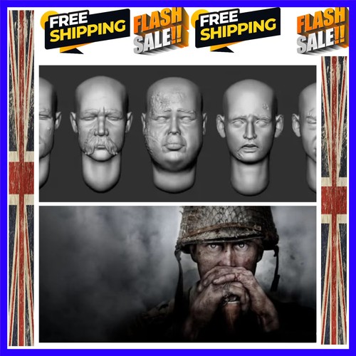 Resin model character head - resin,