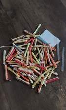 Perm Rods. Various Sizes. Plastic Strips And End Papers. Excellent Condition.Set