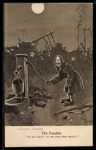 Artist postcard signed - artist,