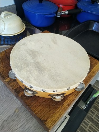 Vintage tambourine - vintage,