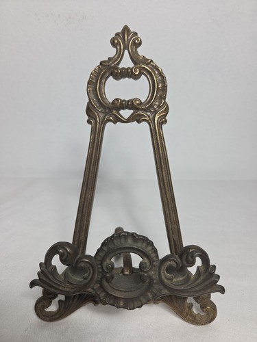 Vintage ornate brass display - ornate,