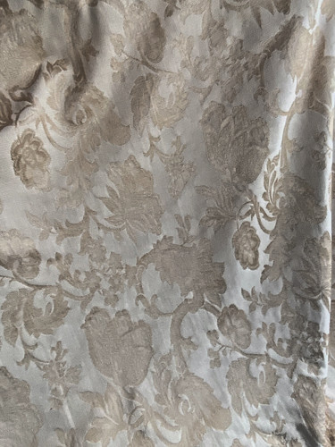 Gold damask upholstery fabric - gold,