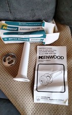 Vintage KENWOOD CHEF SAUSAGE FILLER ATTACHMENT for Mincer - Looks Unused in Box