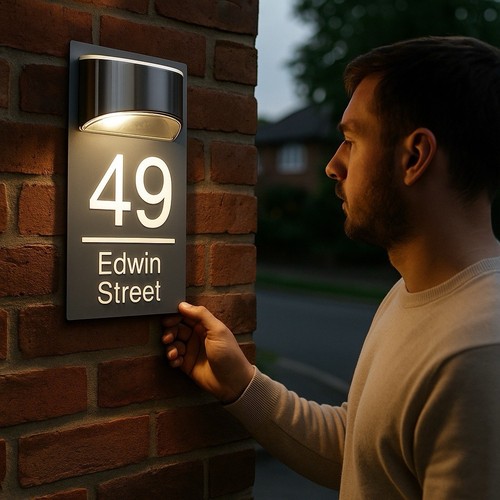Modern solar light led - solar, house